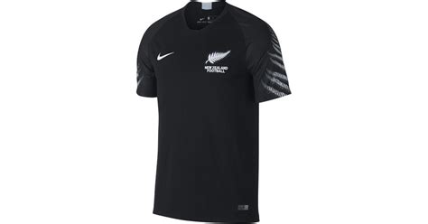 Nike 2018 New Zealand Stadium Away Men's Soccer Jersey in Black for Men ...