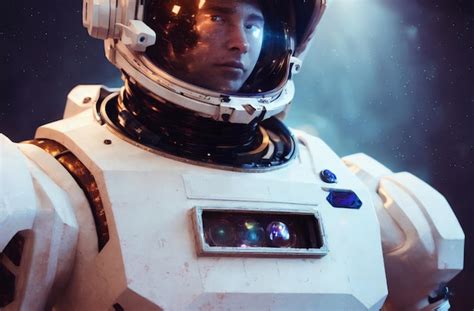 Premium Photo Spacesuit Portrait Of Cosmic Outfit For Cosmonaut In