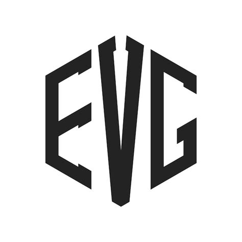 premium vector evg logo design initial letter evg monogram logo