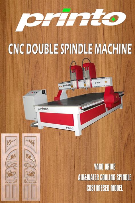 CNC Wood Working Router Double Head 3 5 KW At Rs 500000 In Erode ID