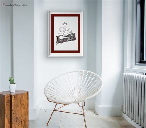 The Naturist Swimming Pool N Gay Erotic Art Print Etsy