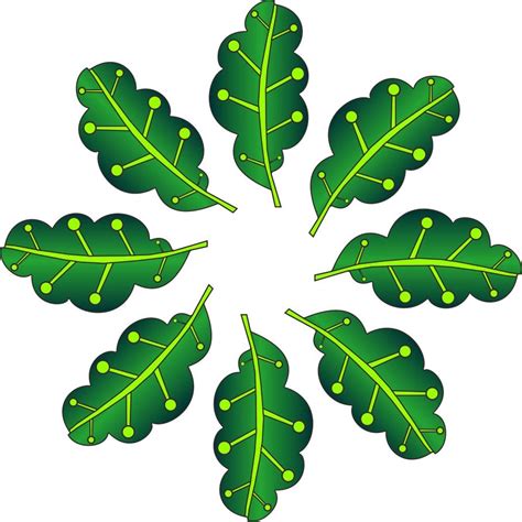 Contoh Gambar Stilasi Daun Ujian