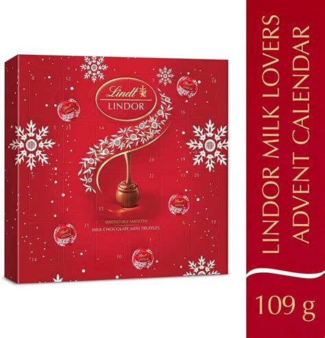 Lindt Lindor Milk Chocolate Lovers Mini Advent Calendar Countdown