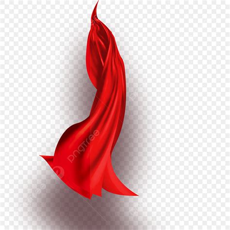 Red Silk Cloth White Transparent Red Silk Cloth Free Illustration