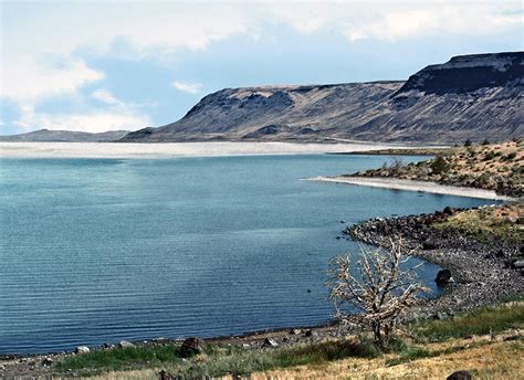 Lake Abert saltwater Playa Lake Southern Oregon photo