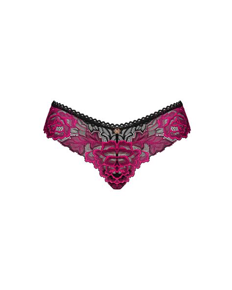 Rosenty string Noir LINGERIE LINGERIE FÉMININE Culottes