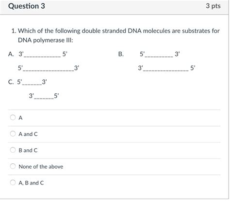Solved Question 3 3 pts 1. Which of the following double | Chegg.com