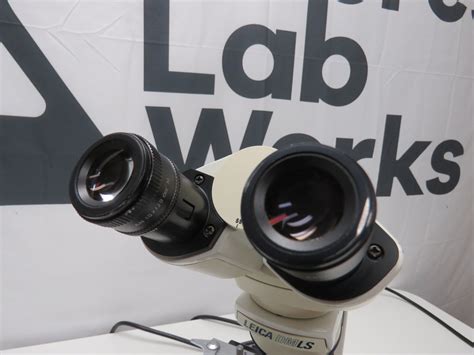 Leica Microscope Dmls With Binocular Head No Objectives Included