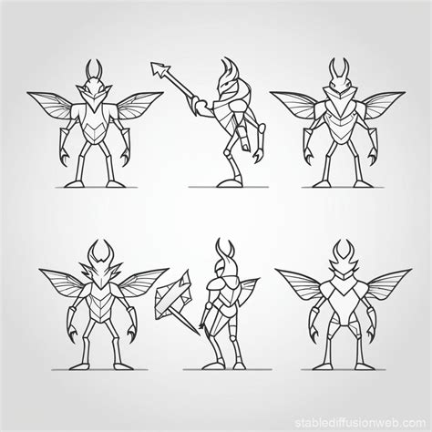 gaming side view sprite sheet stable diffusion