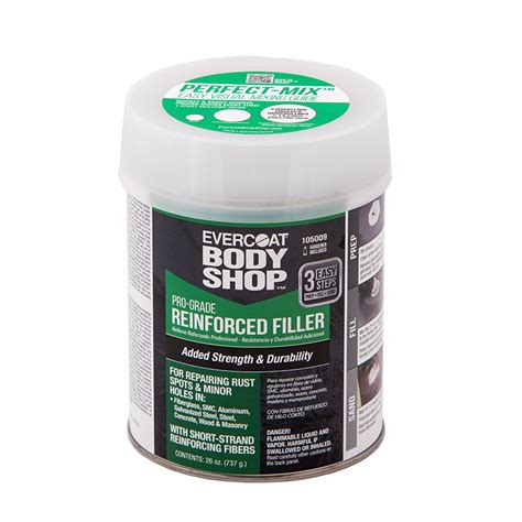 105009 Pro Grade Reinforced Filler 26oz Itw Evercoat Bodyshop