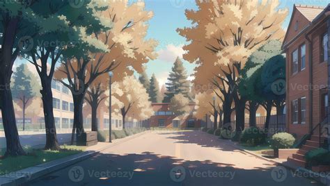 University School Complex Visual Novel Anime Manga Background Wallpaper ...