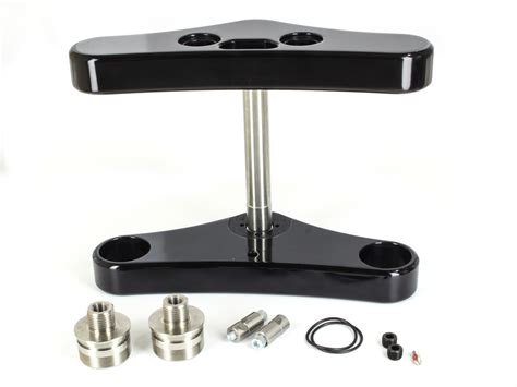 Degree Raked Wide Glide Triple Tree Kit Black Fits Breakout