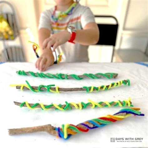 15 Simple Pipe Cleaner Crafts - Days With Grey