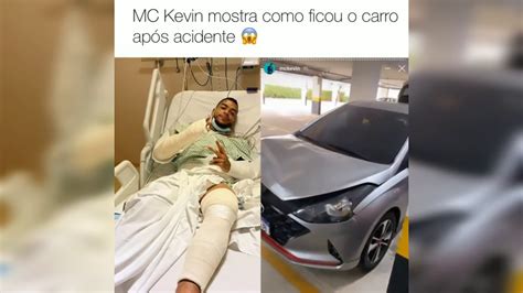 Mc Kevin Mostra O Carro Ap S O Acidente Youtube