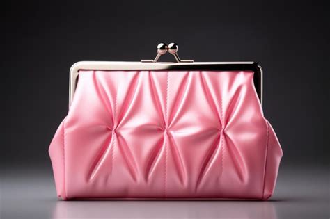 Blush Pink Purse With A Delicate Bow Premium Ai Generated Image