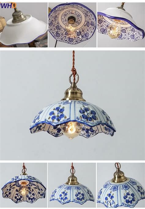 IWHD керамические подвесные светильники, винтажное промышленное ...