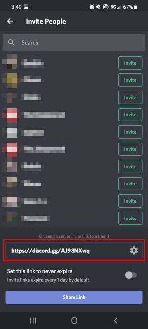 How To Create Custom Invite Link Discord Mobile