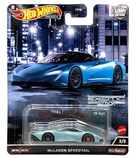 Hot Wheels Mclaren Speedtail Car Culture Exotic Envy Premium