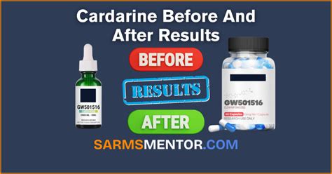 Before And After Cardarine Results
