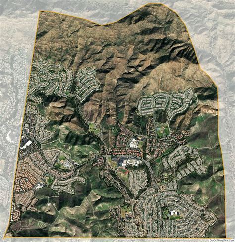 Map of Oak Park CDP, California