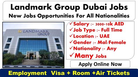 Landmark Group Hiring Staff In Dubai Abu Dhabi And Sharjah Uae