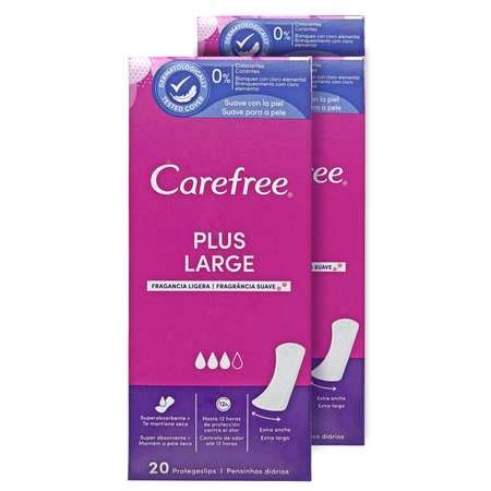 Прокладки гигиенические Carefree ежедневные 20 шт х 3 упаковки Plus ...