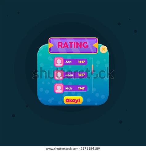 game ui ratings chart