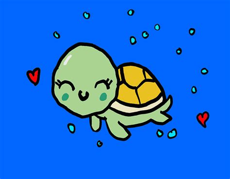 Kawaii Turtle Fresco Animation Behance