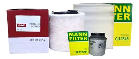 Kit De Filtros Vw Polo 1 2 Tsi 11 14 Aire Aceite Cabina Vika Envío gratis