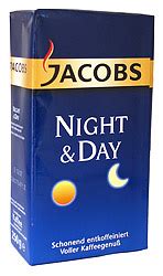 Night and Day Decaffeinated Coffee from Jacobs at - cheap-coffee-online.com