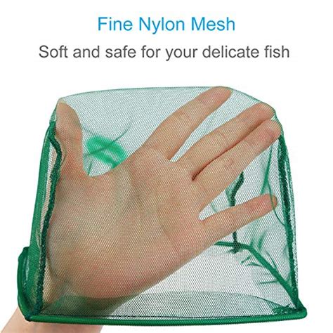 Uniclife 10152025 Cm Aquarium Fish Net Fine Mesh Fish Catch Nets