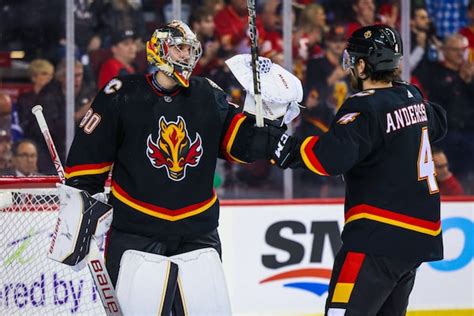 Rasmus Andersson Has Goal Two Assists To Lead Flames To 6 3 Victory