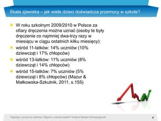 Jak rozpoznać i jak reagować na przemoc w szkole PPT Free Download