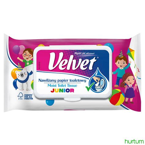 Velvet Junior Nawil Any Papier Toaletowy Sztuki W Hurtum Pl