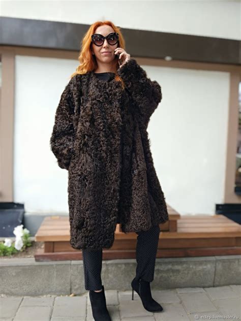 Пальто-шуба "Оверсайз" – заказать на Ярмарке Мастеров – JIW4URU | Шубы ...