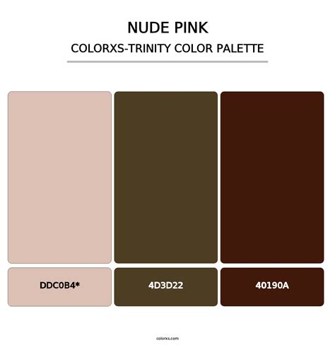 Nude Pink Color Palettes Colorxs