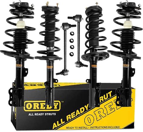 Amazon Oredy Pcs Front And Rear Struts With Coil Spring Sway