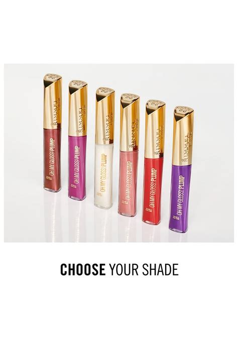 Lips Oh My Gloss Plump High Shine Lipgloss Rimmel London