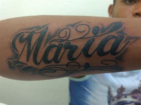 Tatuagem Nome Maria Tatuagens De Nomes No Braço Tatuagem De Nome