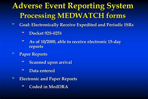 Ppt Understanding Adverse Event Reporting At Fda Powerpoint Presentation Id 9074390