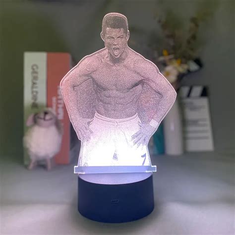 3d Picture Lamp Football Star Cristiano Ronaldo Figure Led Night Light