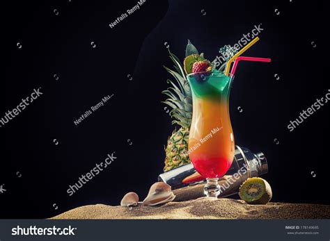 Fresh Tropical Sex On Beach Cocktail Stock Photo Shutterstock