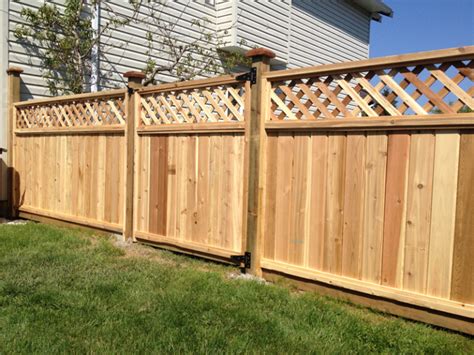 Diagonal Lattice Cedar Fence Panels Big Red Cedar