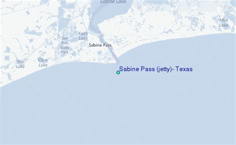 Sabine Pass Jetty Texas Tide Station Location Guide