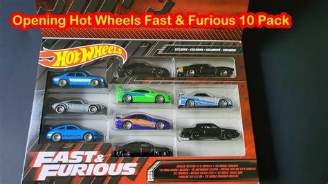 Opening Hot Wheels Fast And Furious Pack Youtube