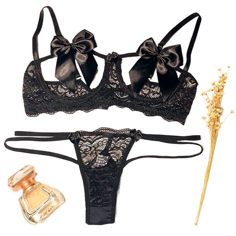 Kit Sexy Em Renda Suti E Calcinha Sensual Lingerie Shopee Brasil
