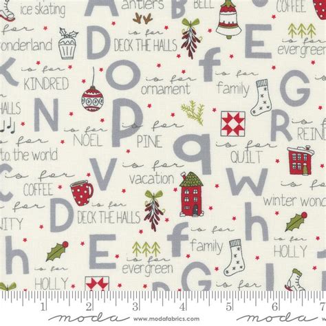 On Dasher A To Z Vanilla Moda Fabric From Premier Stitching