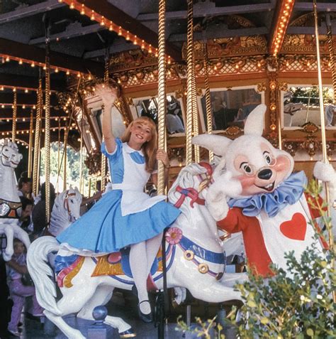 Daily Vintage Disneyland Alice And The White Rabbit On King Arthurs