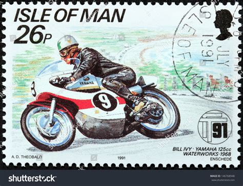 Isle Man Circa Stamp Printed Stock Photo Shutterstock