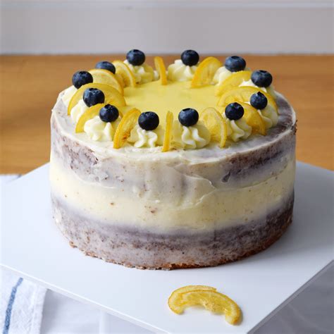 Naked Lemon Poppyseed Cake Caroline Mcculloch